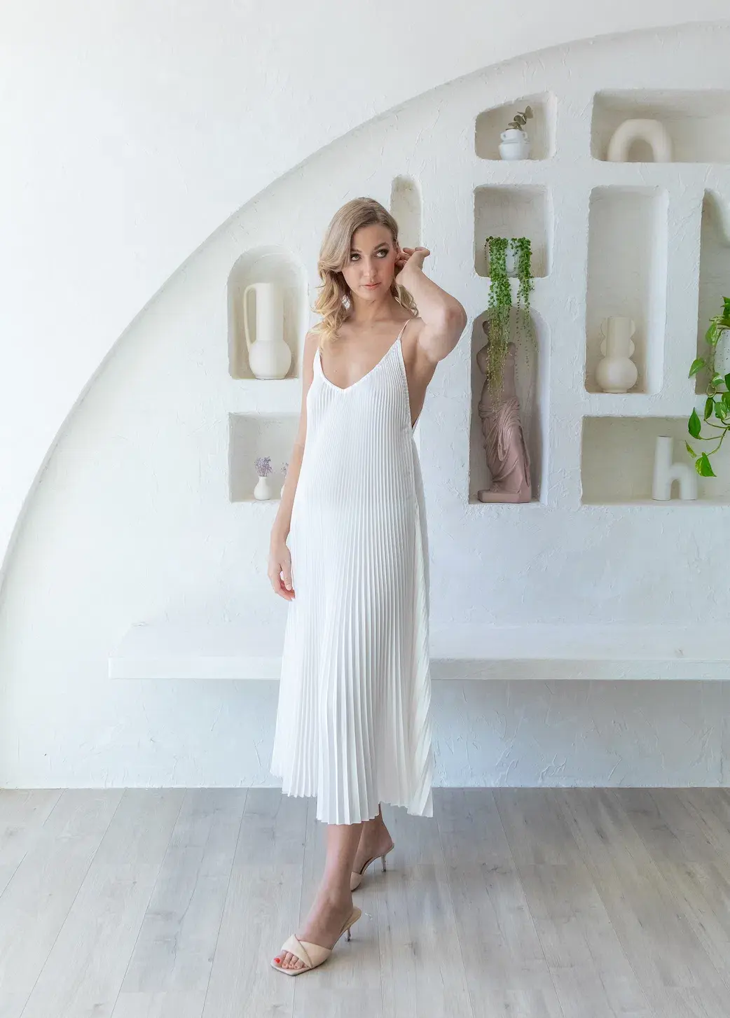 L'Idee Bisous Dress White Size 8 - Image 5