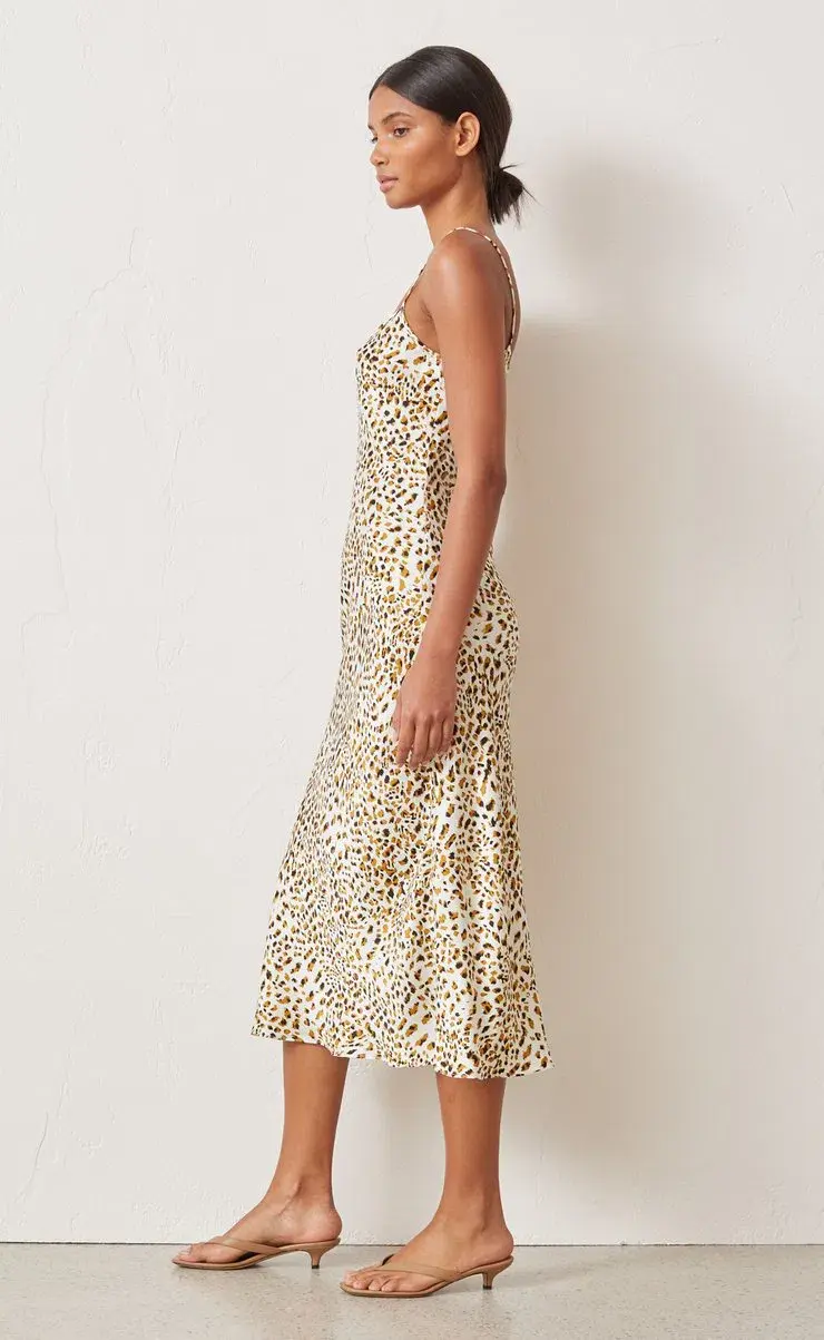 Bec & Bridge Catalonia Midi Dress Print Size 10 - Image 4