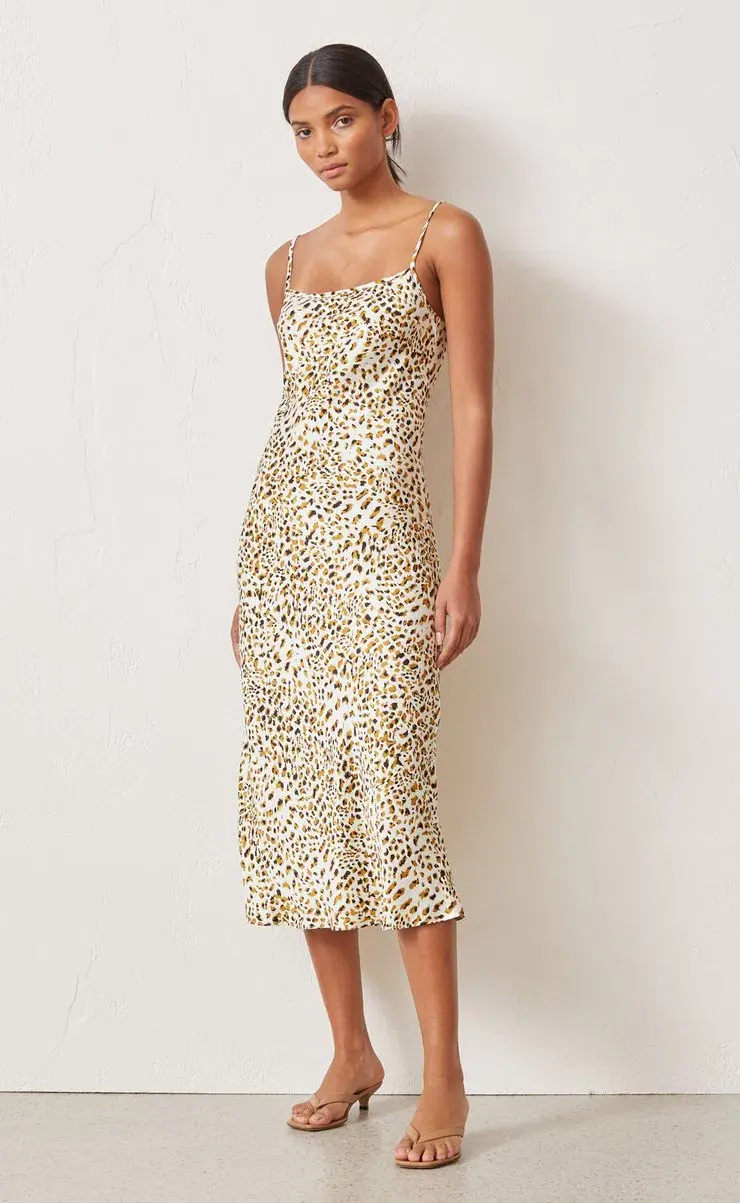 Bec & Bridge Catalonia Midi Dress Print Size 10 - Image 2