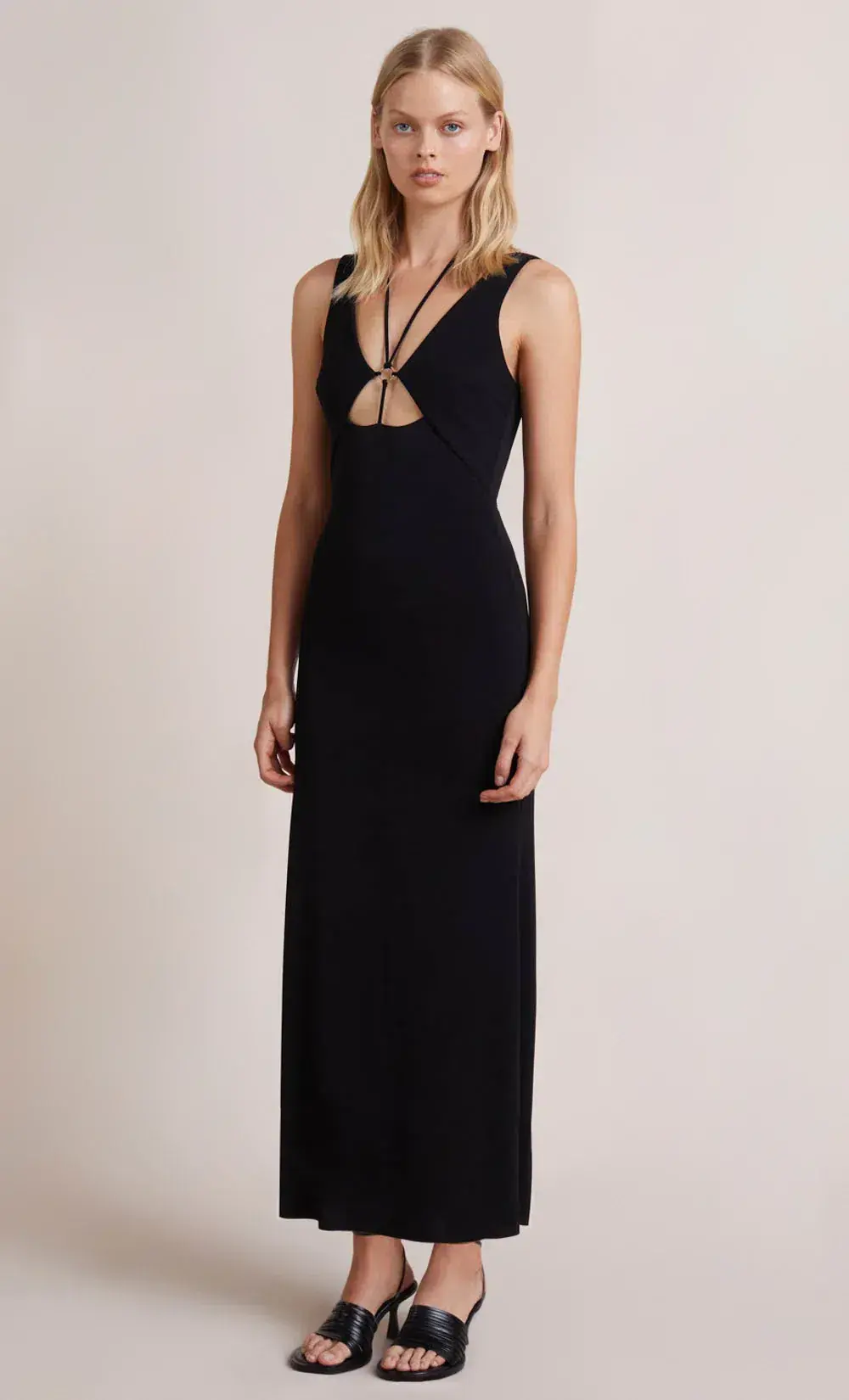 Bec & Bridge Adele Maxi Dress Black Size 10 - Image 1