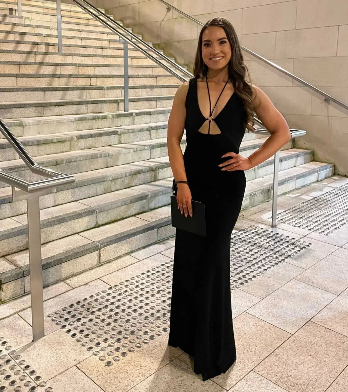 Bec & Bridge Adele Maxi Dress Black Size 10 - Image 3