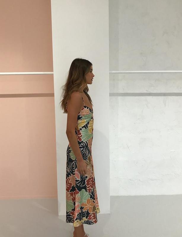 Bec & Bridge Babelini Floral Midi Dress Print Size 6 - Image 4