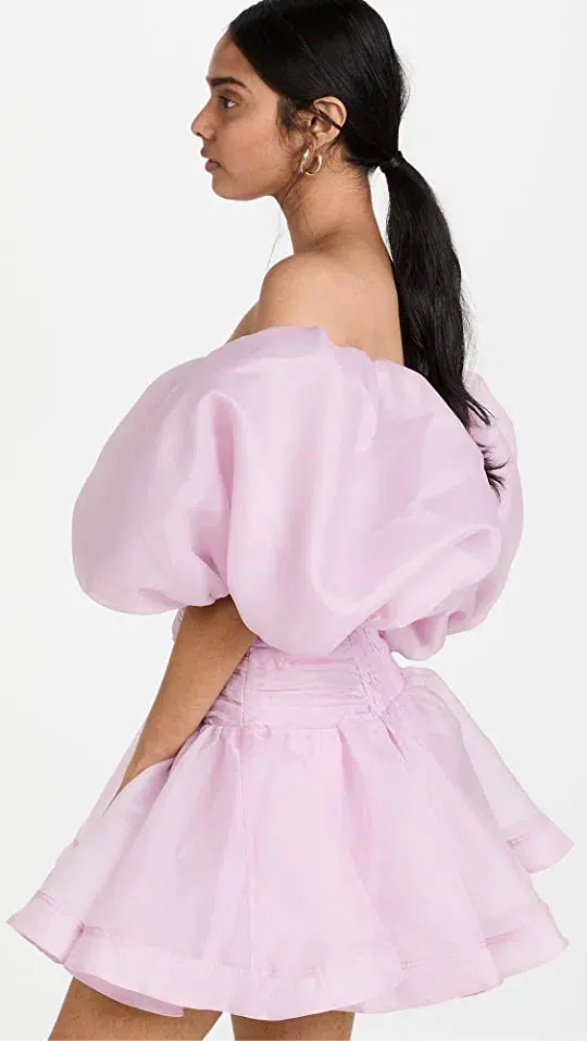 Aje Myriad Cut Out Mini Dress in Lilac Size 4 - Image 5