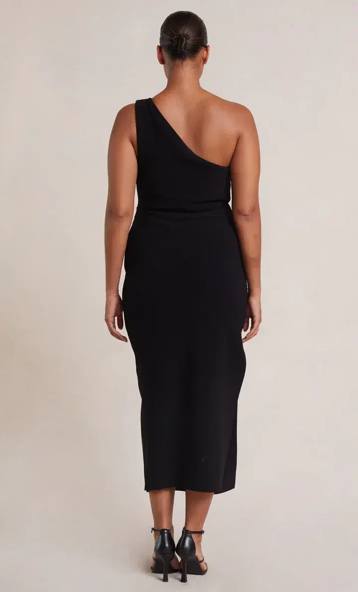 Bec & Bridge Be Mine Asym Dress in Black Size 14 - Image 3