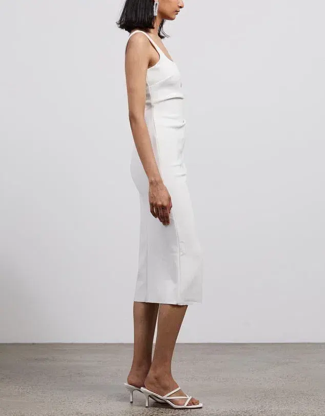Bec & Bec Karina Tuck Dress in Ivory Size 14 - Image 2