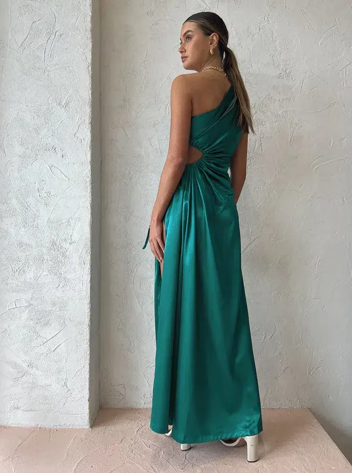 Sonya Moda Nour Emerald Green Maxi Dress Size 8 - Image 2