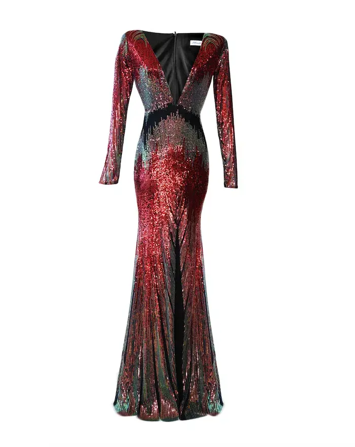 Meraki Phoenix Sequin Gown Size 8 - Image 5