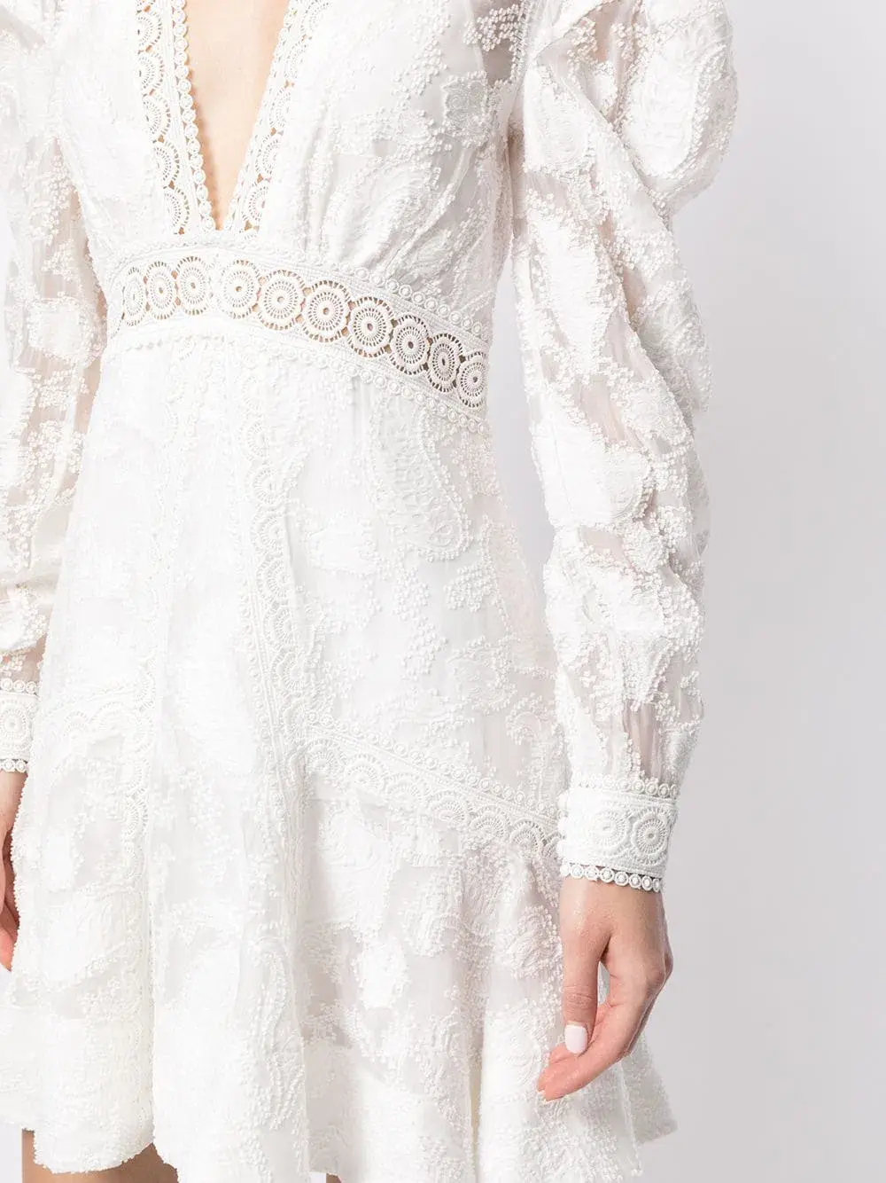Acler Godson Dress In White Size 8 - Image 3
