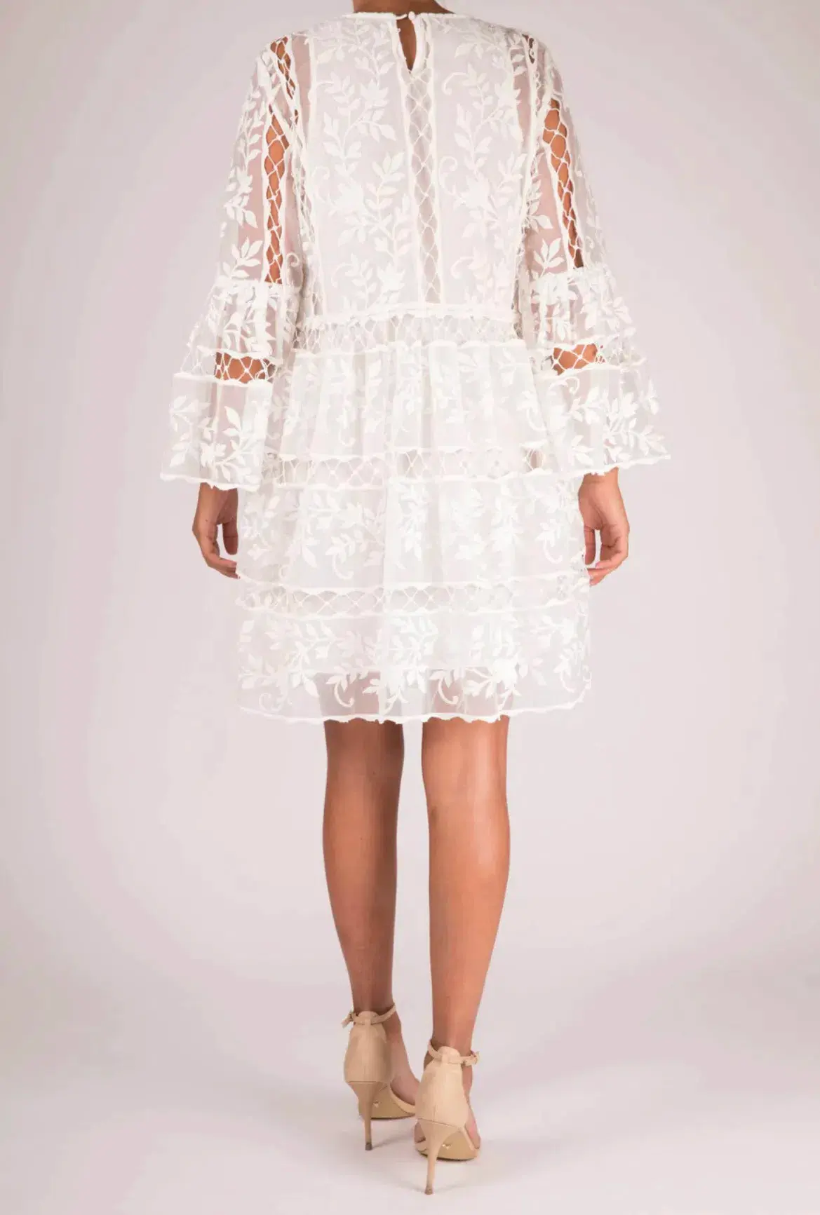 Thurley Flora Climber Dress in White Size 8  - Image 2