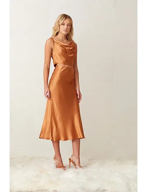 Bec & Bridge Lani Top & Skirt Set Caramel Size 10 - Image 1