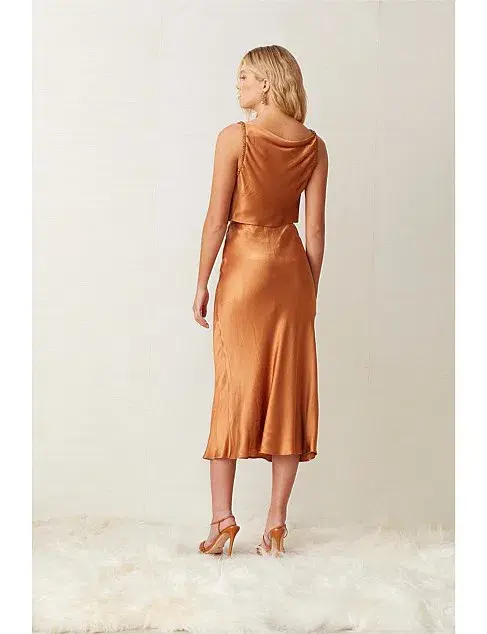 Bec & Bridge Lani Top & Skirt Set Caramel Size 10 - Image 2