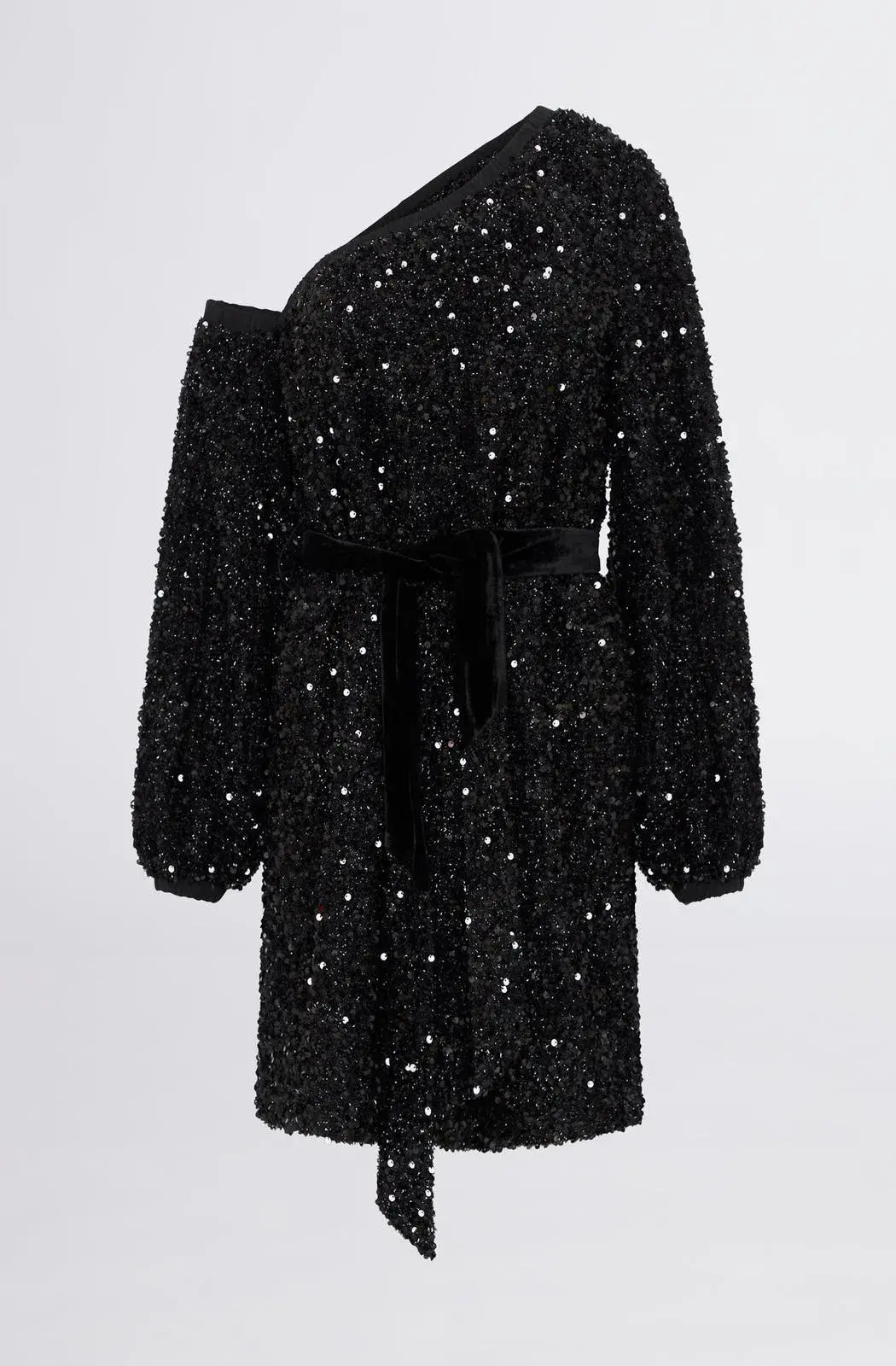 Sheike Empire Sequin Dress Black Size 6 - Image 5