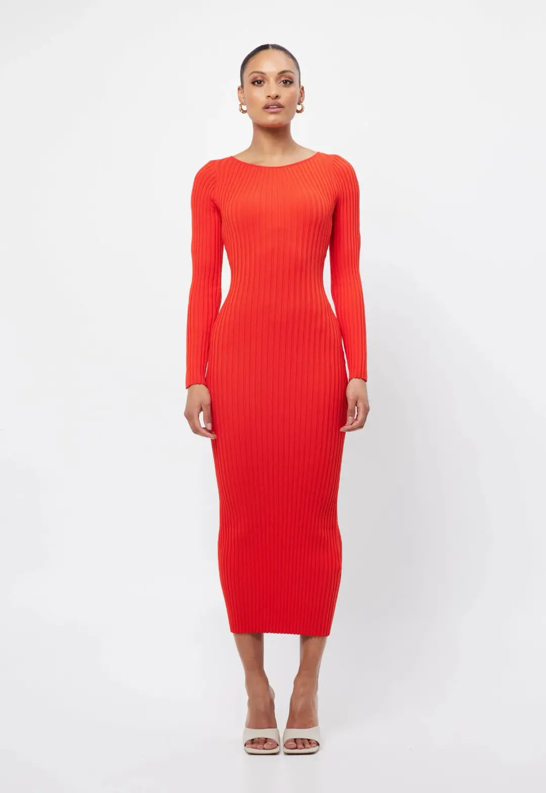 Mossman The Vivid Knit Dress Red Size 10 for rent on The Volte - main image