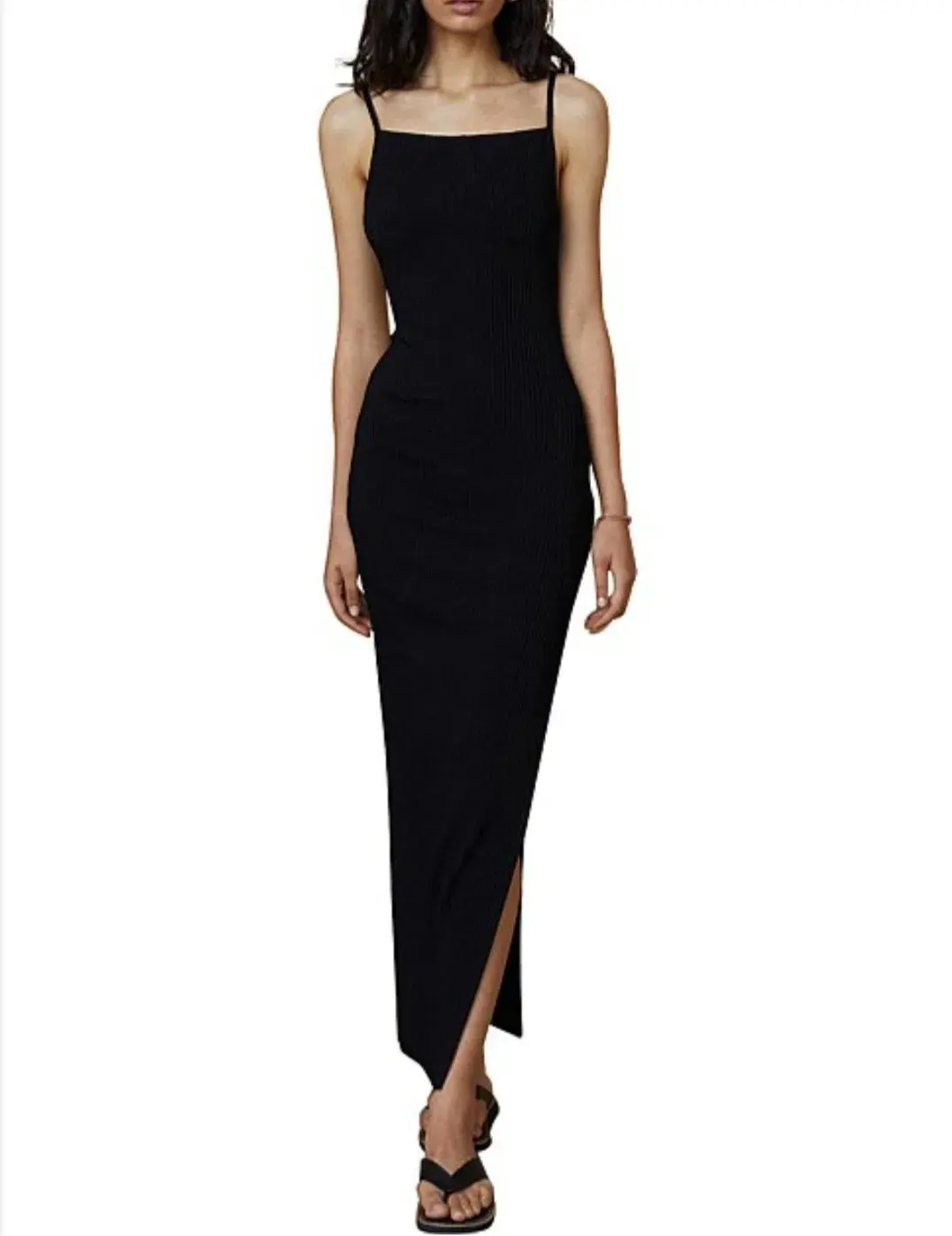 Bec & Bridge Lady Lila Sleeveless Black Midi Dress Size 8 for rent on The Volte - main image