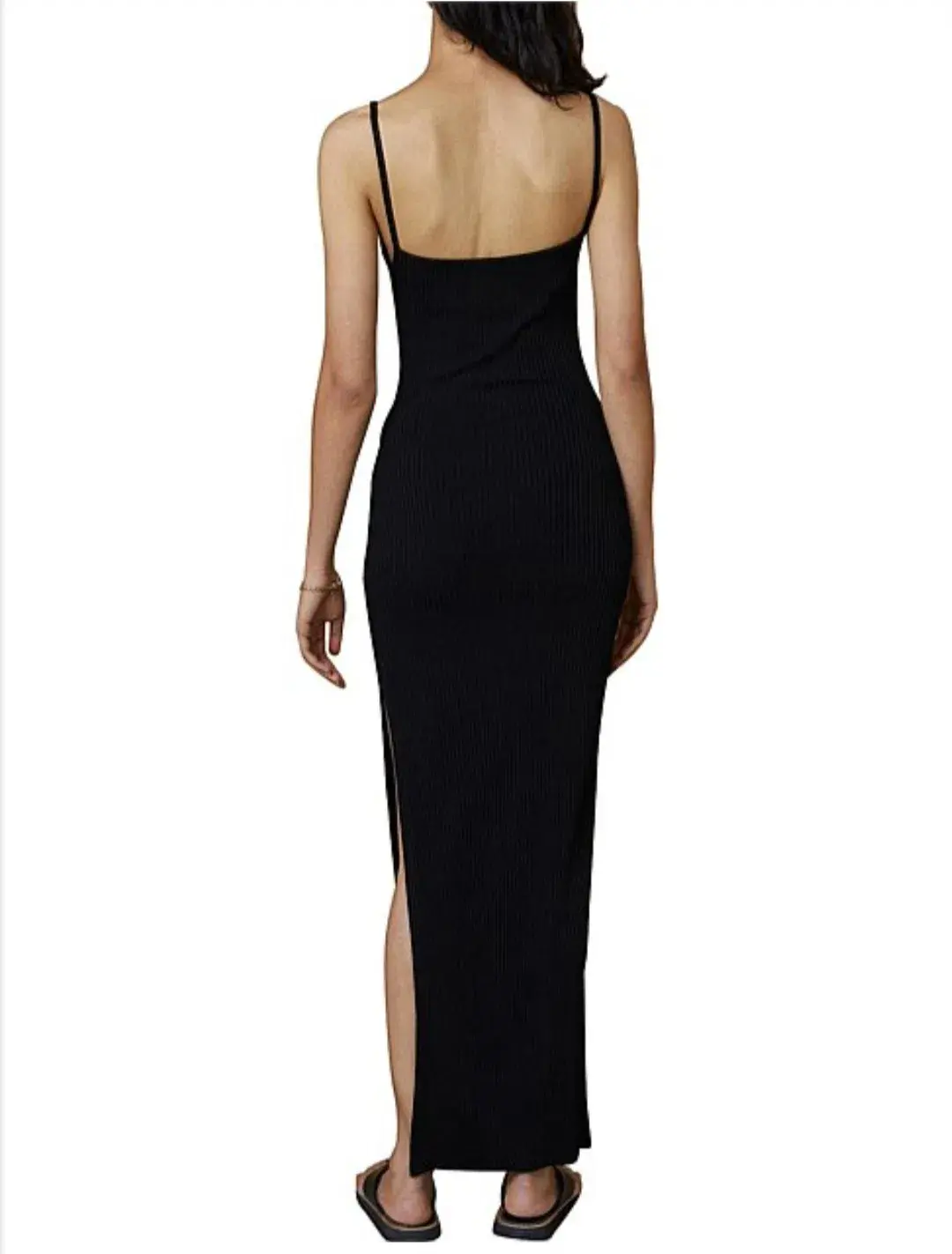 Bec & Bridge Lady Lila Sleeveless Black Midi Dress Size 8 - Image 2