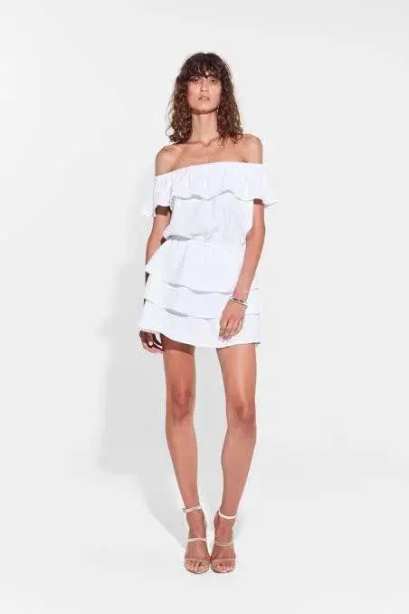 Sir The Label Stefi Mini Dress White Size AU 10 - Image 1