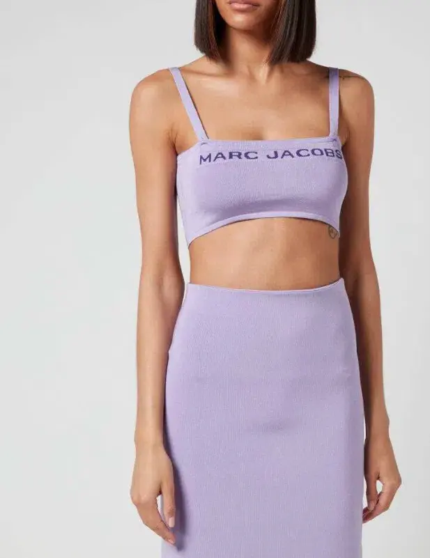 Marc Jacobs The Bandeau Crop Purple Potion Size 8  - Image 1