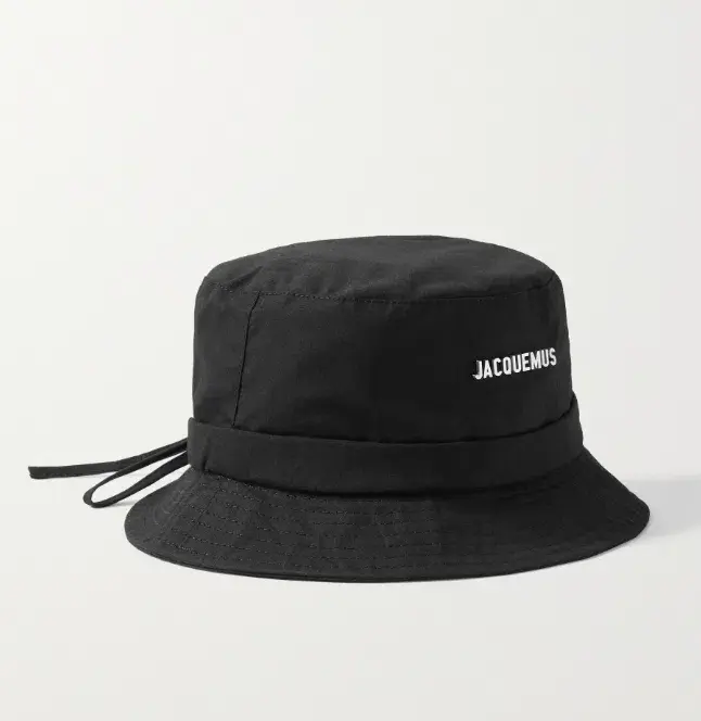 Jacquemus Le Bob Gadjo Bucket Hat Black Size 56"  - Image 2