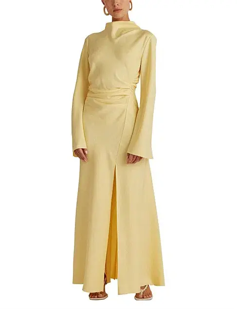 Camilla and Marc Darmascus Dress Yellow Size 12 - Image 6