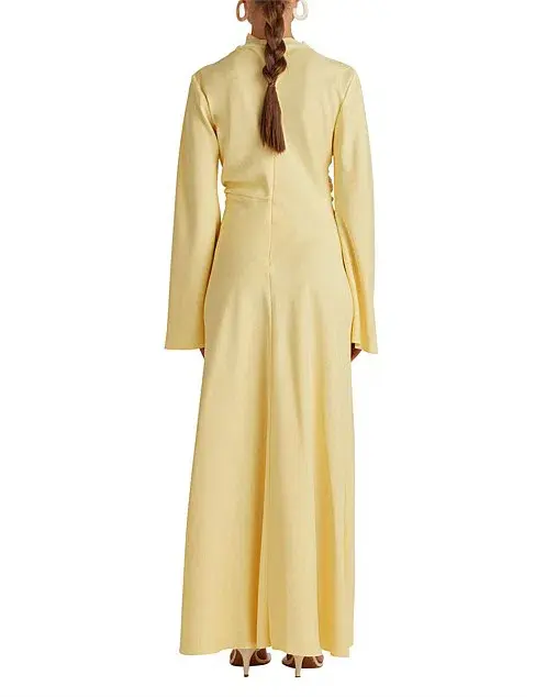 Camilla and Marc Darmascus Dress Yellow Size 12 for rent on The Volte - main image