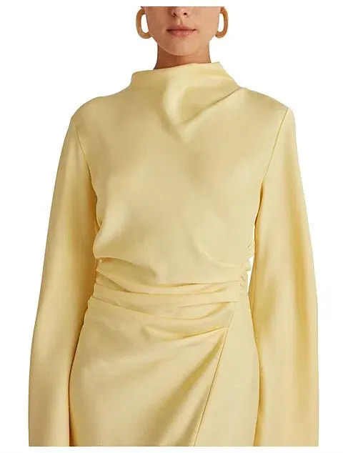 Camilla and Marc Darmascus Dress Yellow Size 12 for rent on The Volte - main image