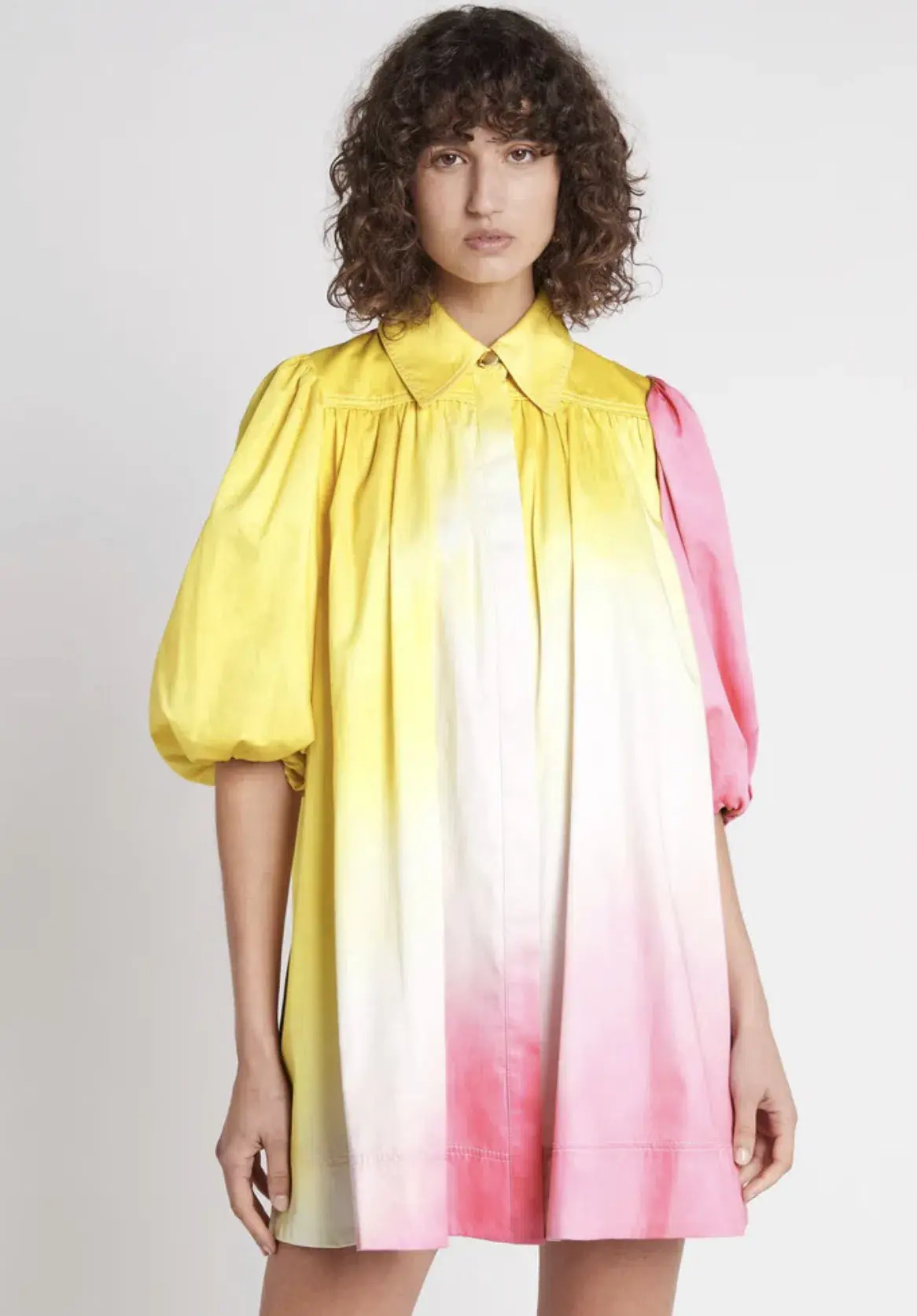 Aje Cloud Burst Smock Mini Dress Tie-Dye Size 8 - Image 2