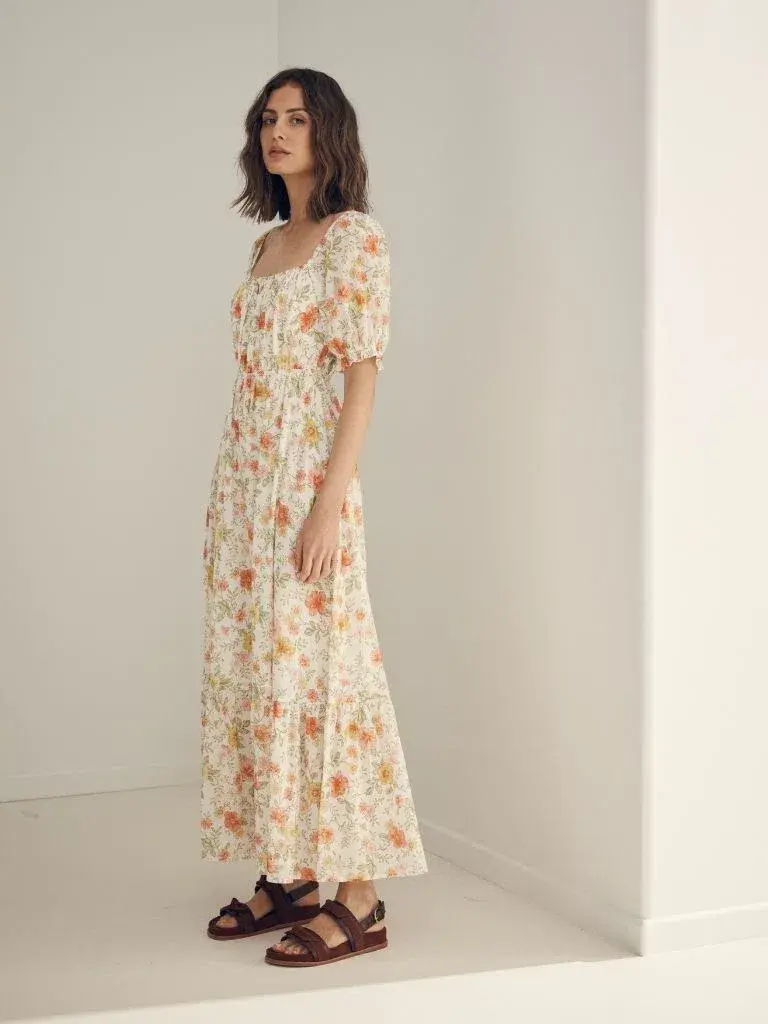 One Country Mouse Oakmeadow Jasmine Dress In Hibiscus Size 10 - Image 3