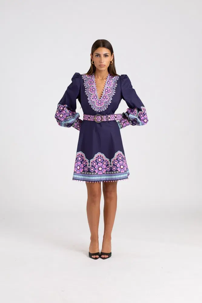 Zimmermann Celestial Beaded Mini Dress Gemini Daisy Size 1 / Au 10 - Image 1