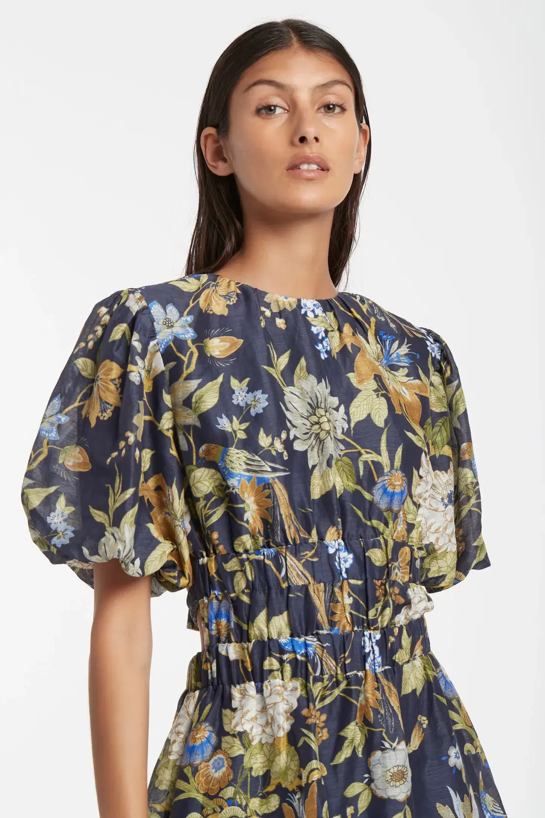 Sir the Label Lilian Open Back Mini Dress Delia Print Size 1 for rent on The Volte - main image