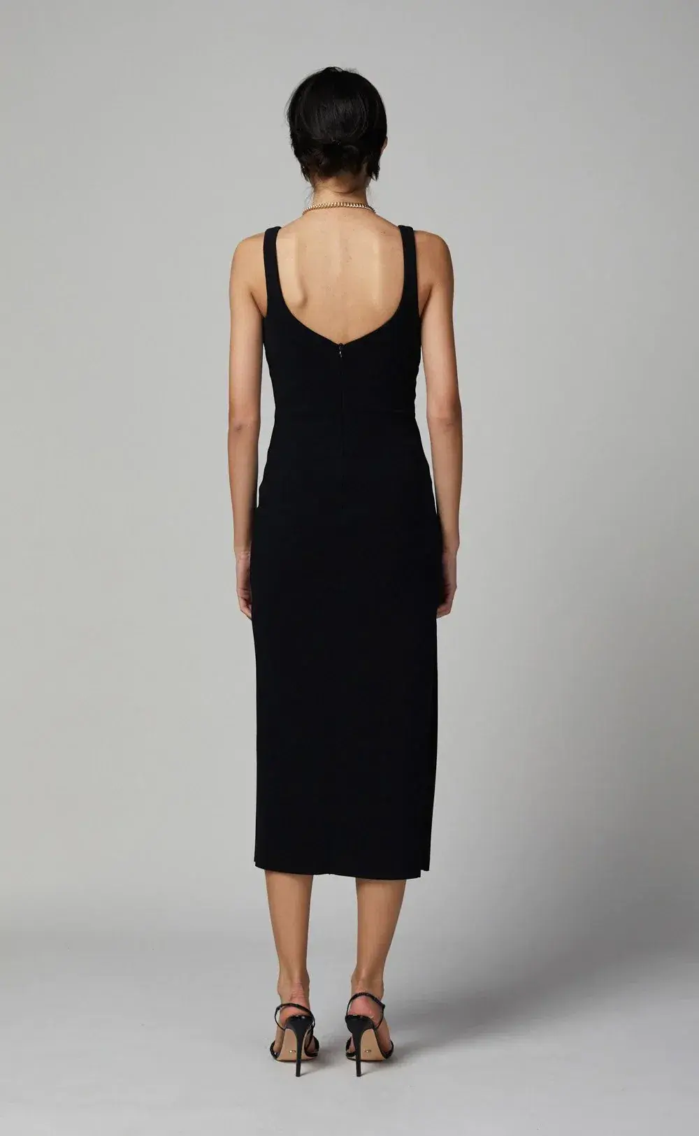 Bec & Bridge Joelle Midi Dress Black Size 10 for rent on The Volte - main image