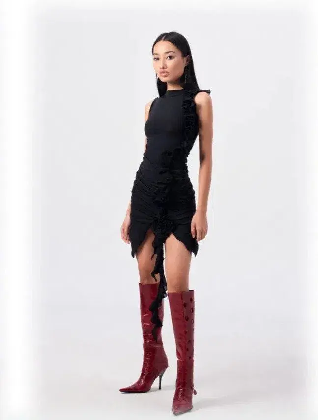 Fancì Club The Night Train Dress Black Size 6 - Image 1