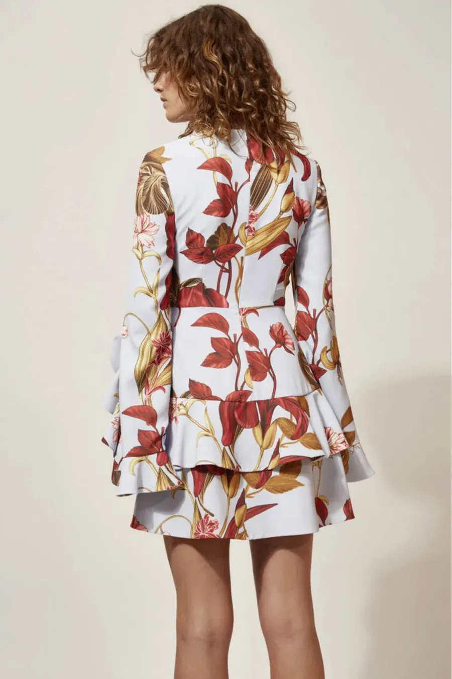 C/MEO Collective Gossamer Long Sleeve Dress Print Size M / Au 10 - Image 2