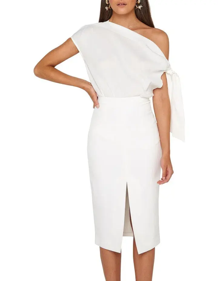 Mossman Take Back Time Skirt White Size 12 - Image 3