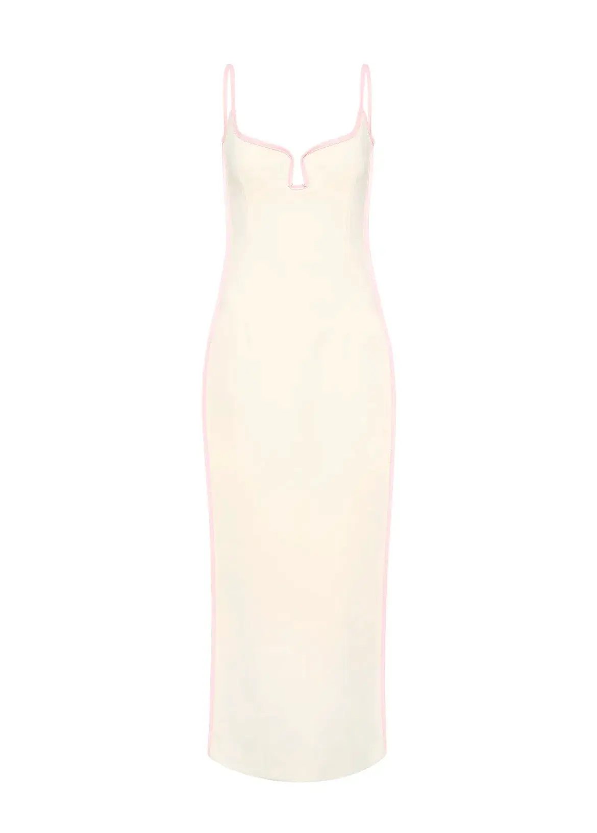 Paris Georgia Marlo Dress Cream With Bubblegum Pink Size 6 - Image 3