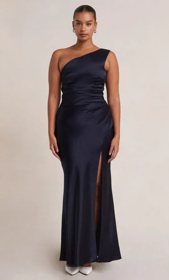 Bec & Bridge The Dreamer Asym Dress in Ink Navy Size 10 - Image 5
