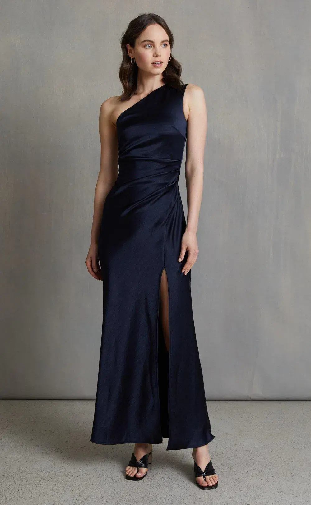 Bec & Bridge The Dreamer Asym Dress in Ink Navy Size 10 - Image 6
