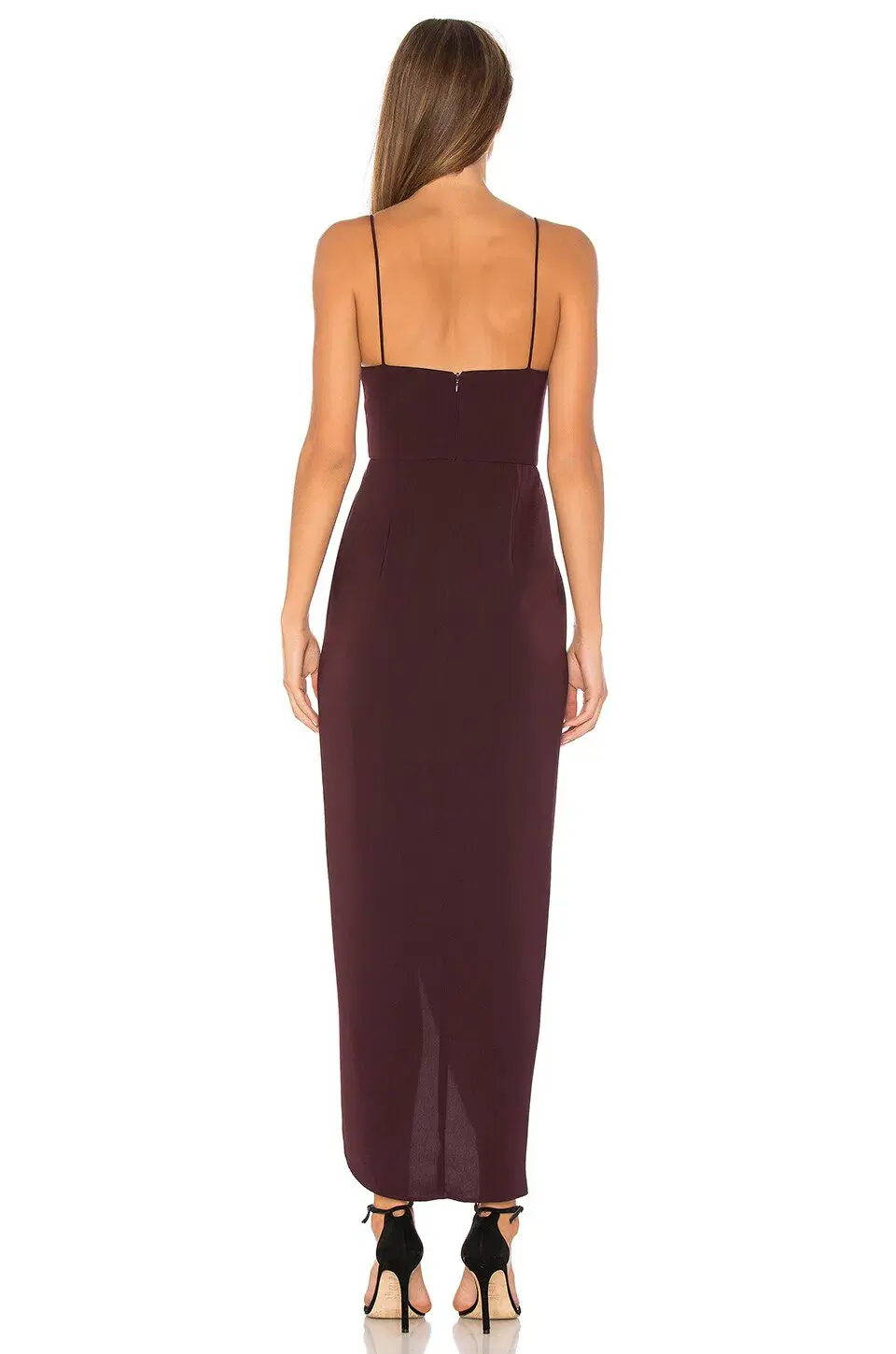 Shona Joy Core Cocktail Dress Aubergine Size 10 - Image 2