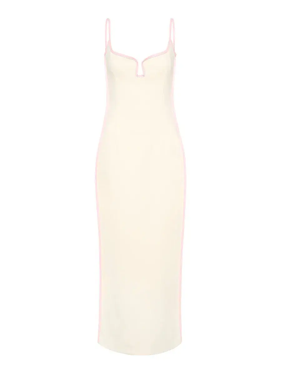 Paris Georgia Marlo Dress Cream With Bubblegum Pink Size S / Au 8 - Image 4