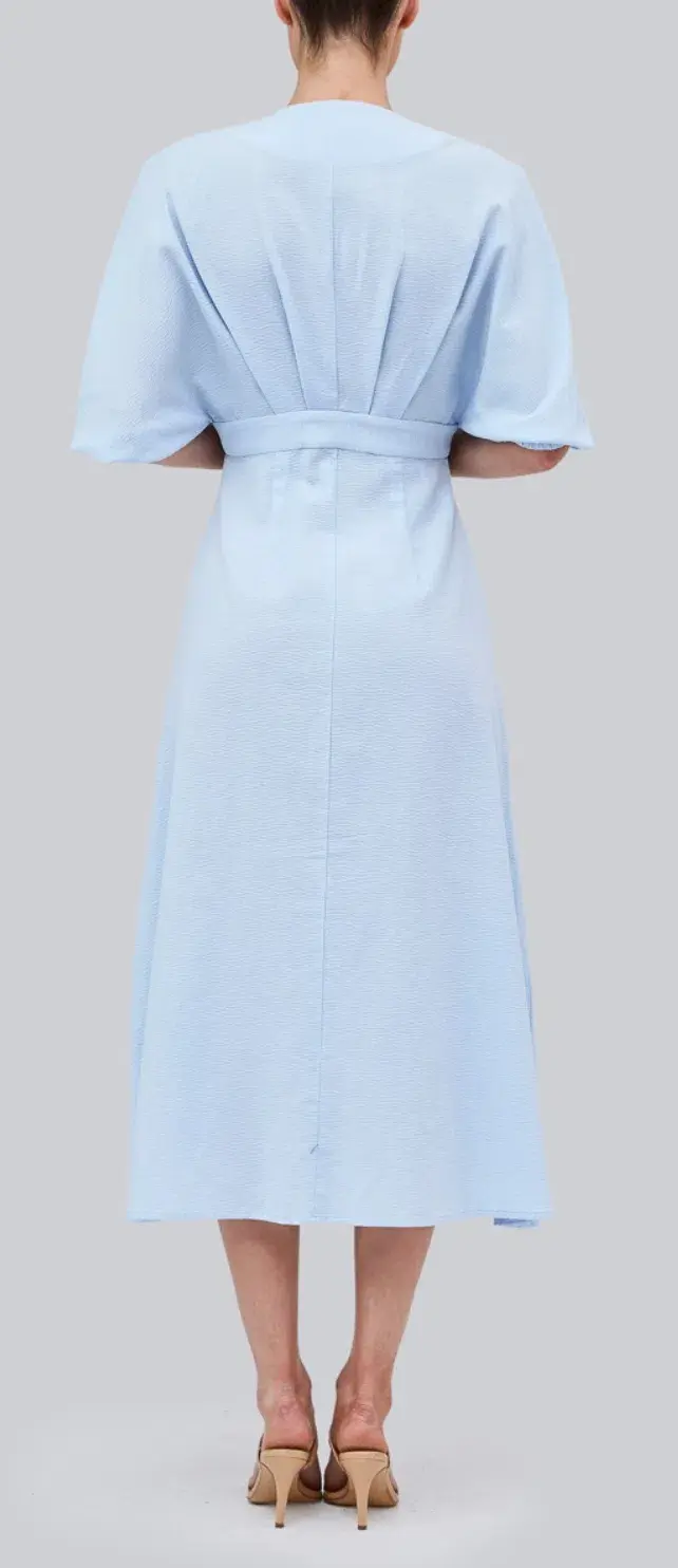 The Fifth Riley Midi Dress in Sky Blue Size 10 for rent on The Volte - main image