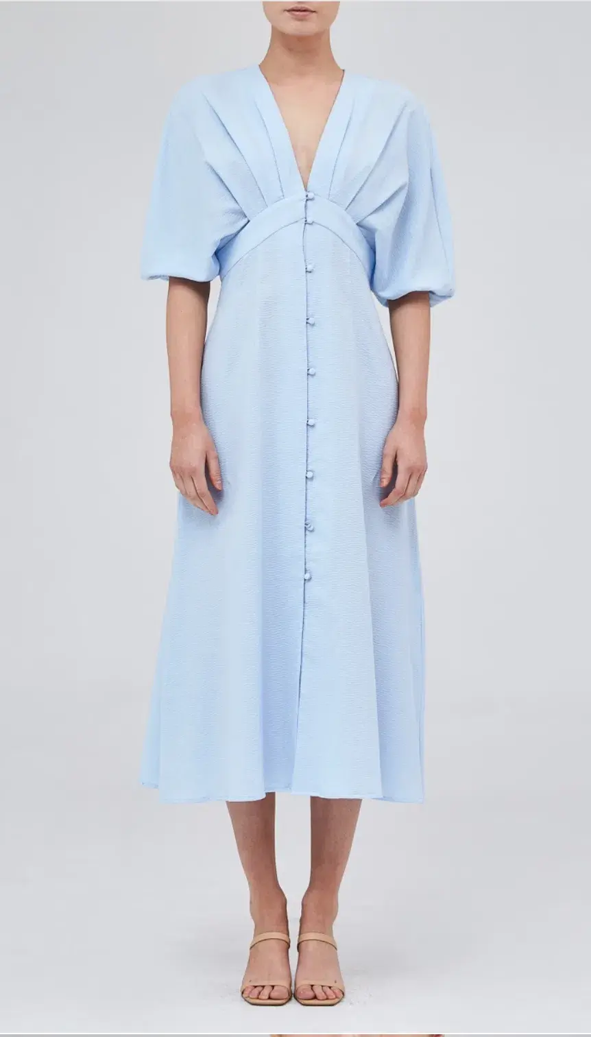 The Fifth Riley Midi Dress in Sky Blue Size 10 for rent on The Volte - main image