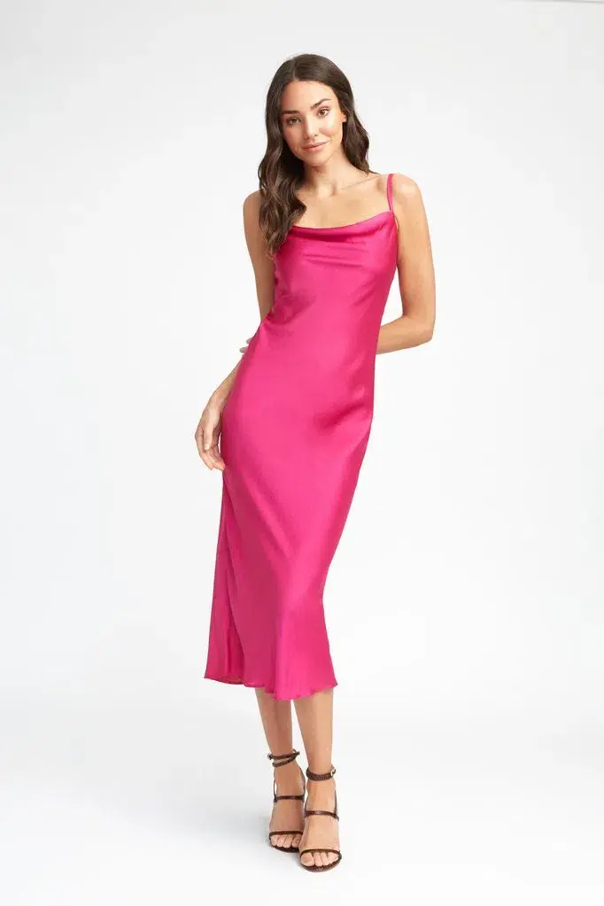 Kookai Cosmo Slip Dress Pink Size 10 - Image 1