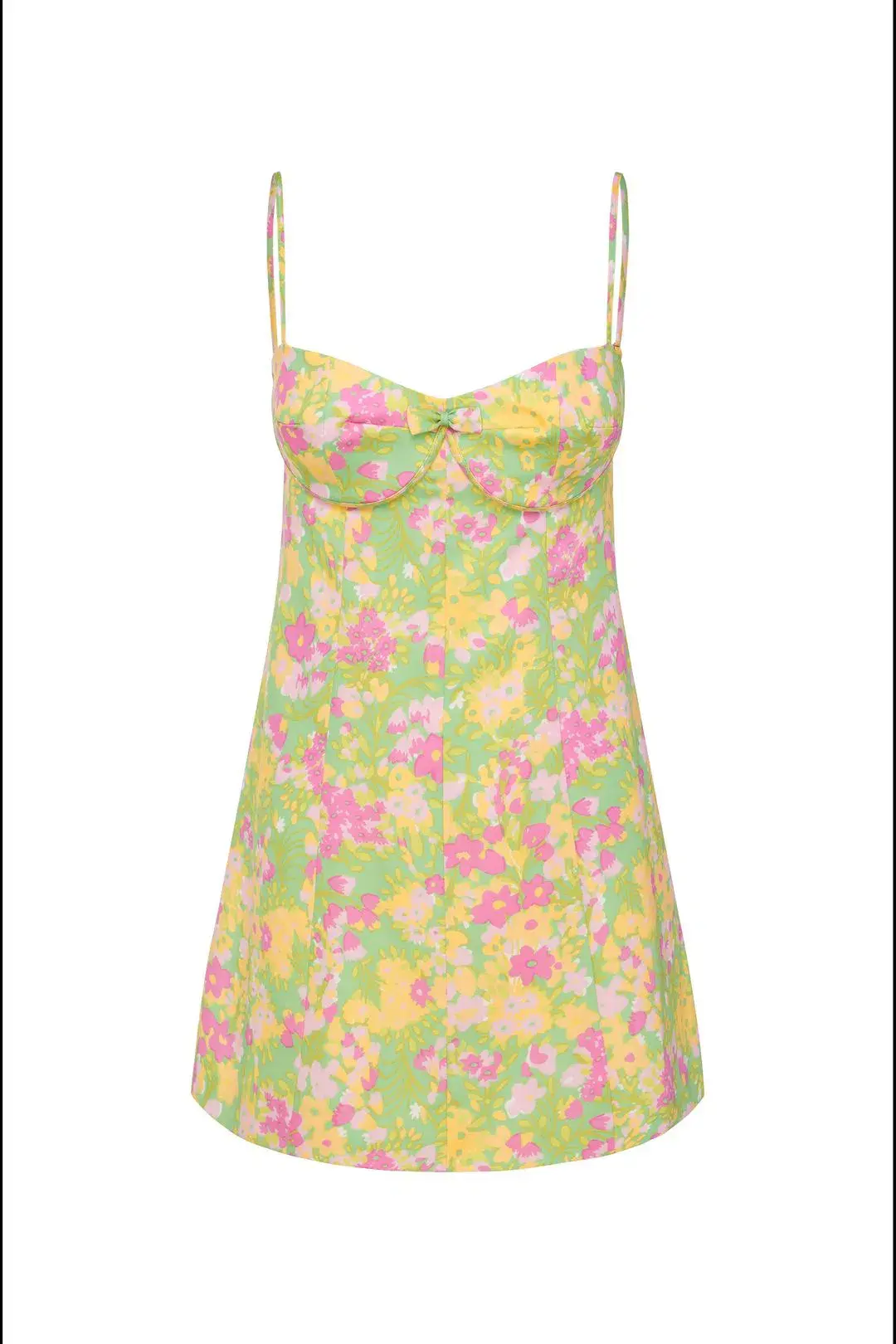 With Jean Dolce Dress in Honey Suckle Print Size 8  for rent on The Volte - main image