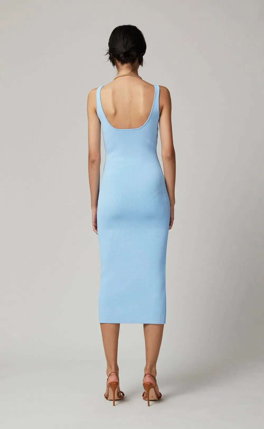 Bec & Bridge Emeline Midi Dress Blue Size 10 for rent on The Volte - main image