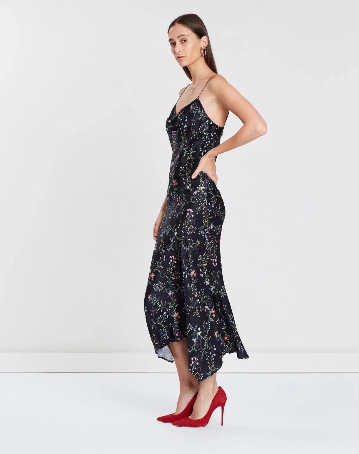 Bec & Bridge Exclusive Midi Dress Black Size 6 - Image 3