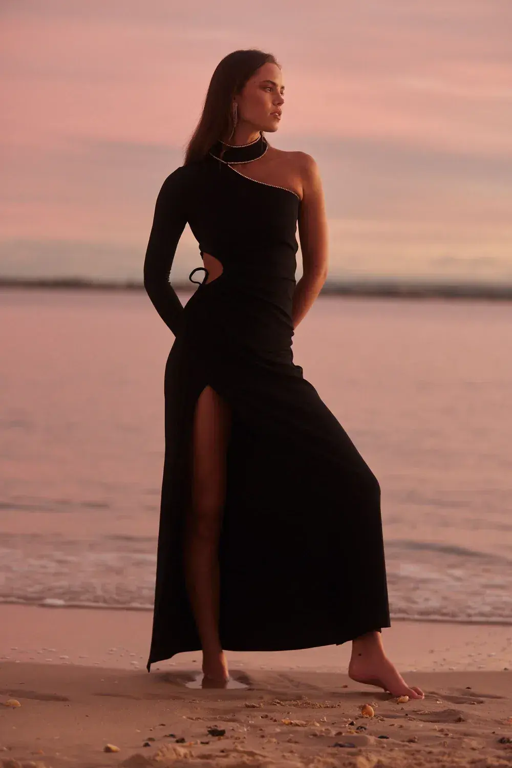 Sonya Moda Yarra Embellished Gown Black Size 8 - Image 2