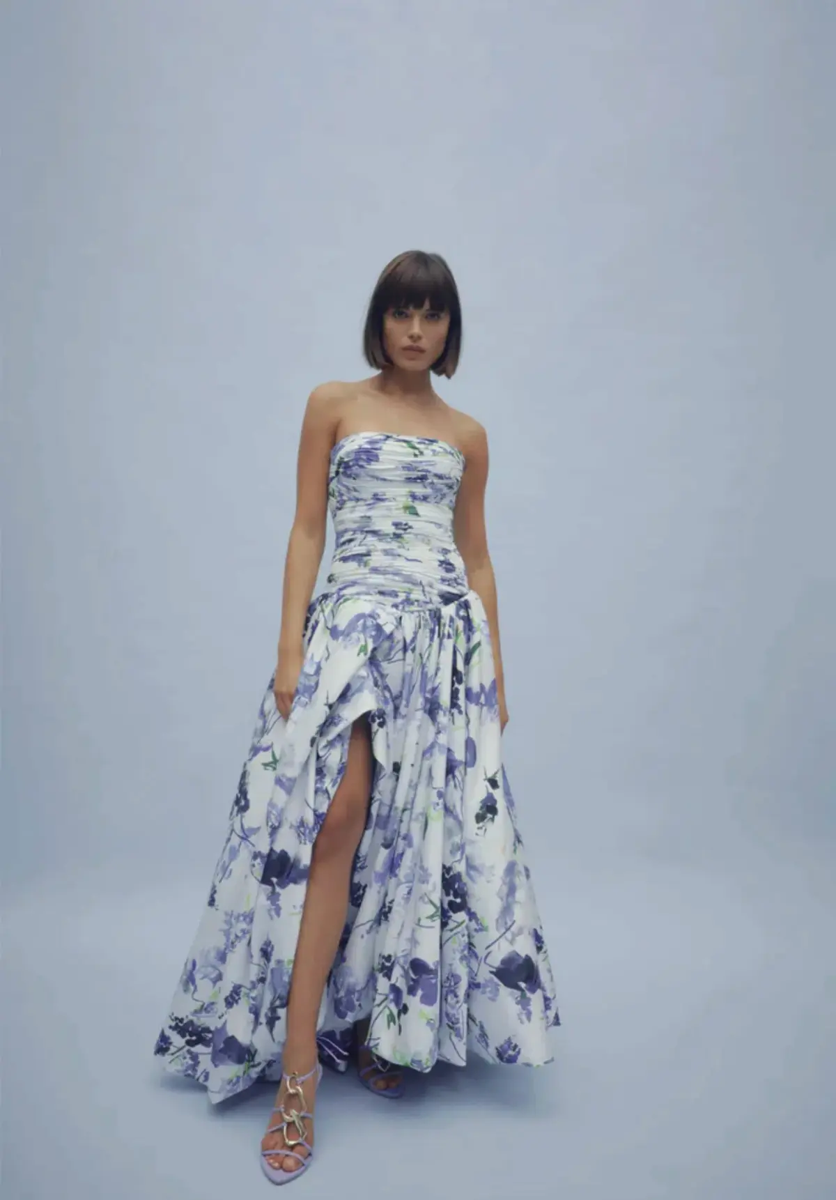 AJE Violette Bubble Hem Maxi Dress Lavenders of Provence Size 8 - Image 5