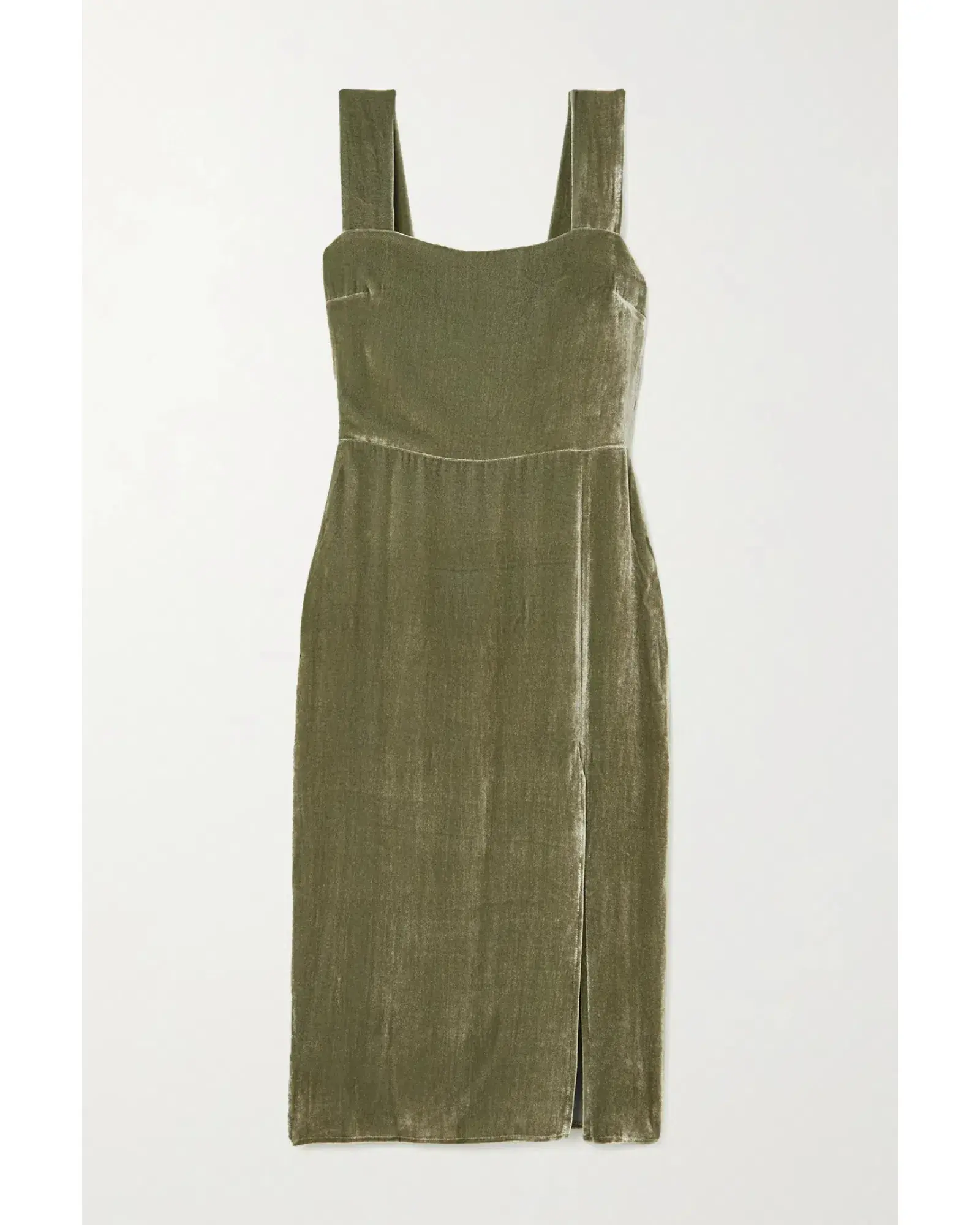 Reformation Velvet Midi Dress Artichoke Size AU 4  - Image 3
