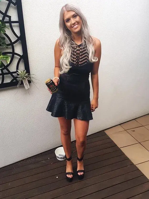 Manning Cartell Siamese Twins Mini Dress Black Size 10 for rent on The Volte - main image