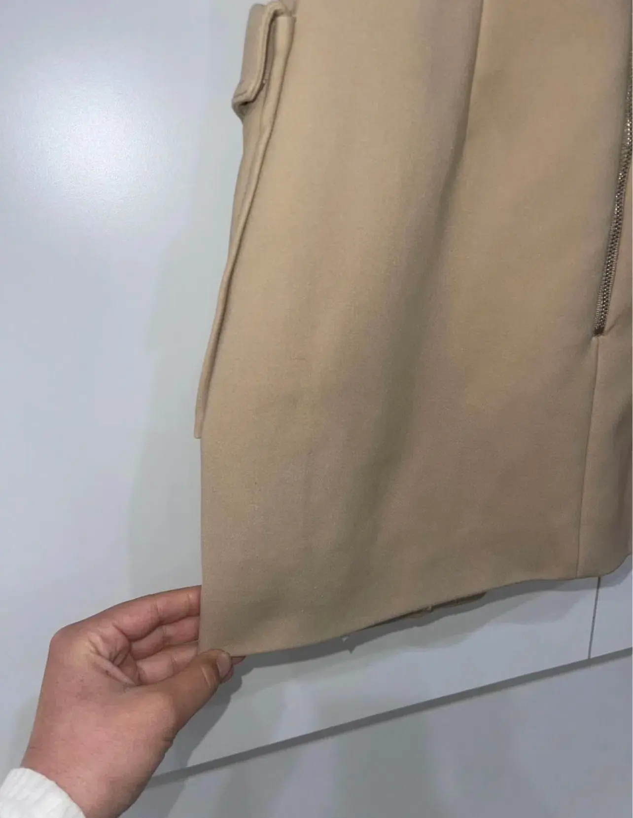 Dion Lee Pocket Bustier Dress Tan Size 6 - Image 6