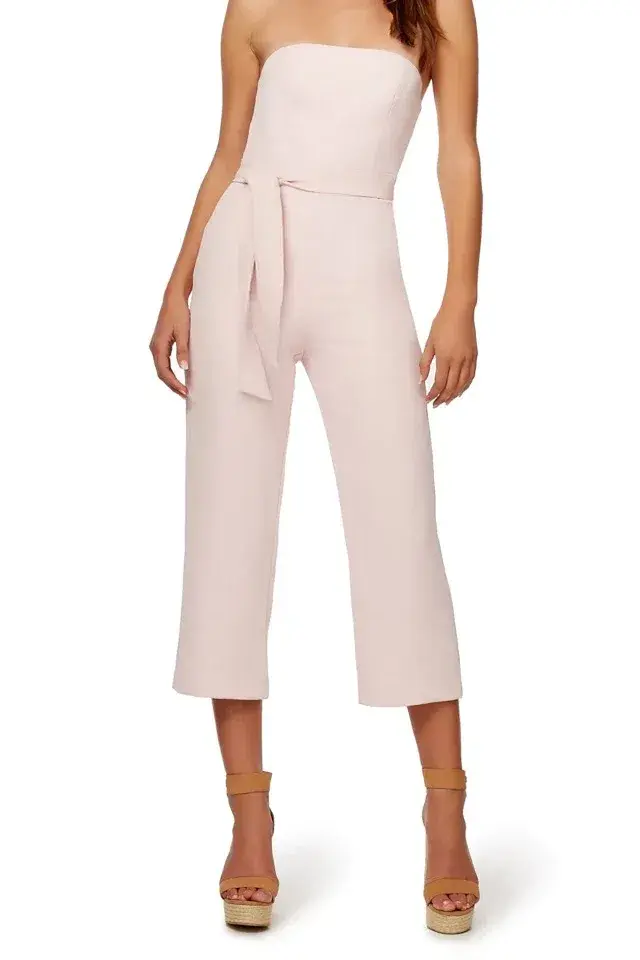Kookai Oyster Jumpsuit Pink Size 6 - Image 1